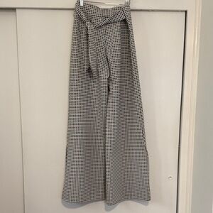 Maeve by Anthropologie Wide Leg Checkered Pants XS